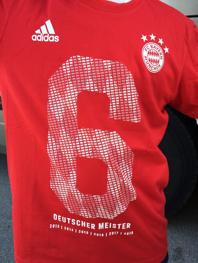 2018 Augsburg FCB 6te Meister