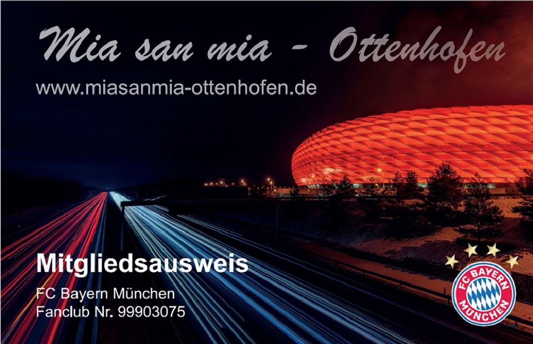 Mitgliedsausweis – Rückseite