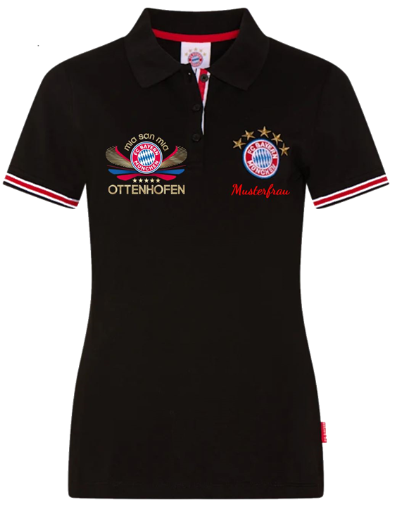 Polo-Shirt schwarz, Damen